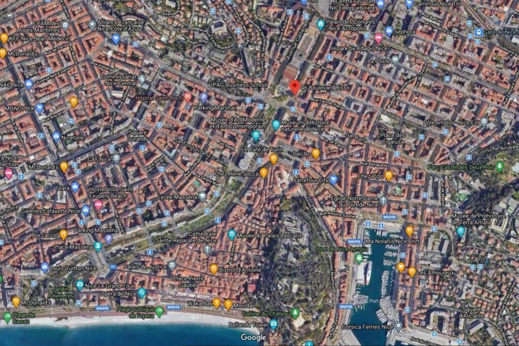 Garibaldi 3 Chambres 6 Couchages, Easy Check-In Nizza Kültér fotó